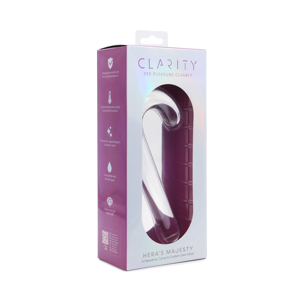 CREATIVE CONCEPTIONS - CLARITY HERA'S MAJESTY GLASS DILDO