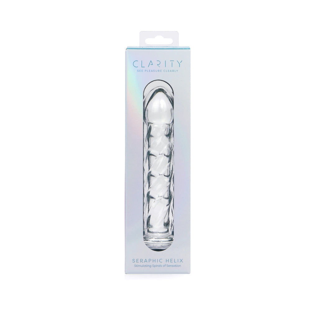 CREATIVE CONCEPTIONS - CLARITY SERAPHIC HELIX GLASS DILDO