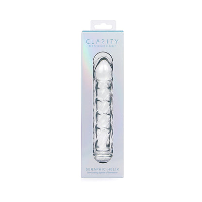 CREATIVE CONCEPTIONS - CLARITY SERAPHIC HELIX GLASS DILDO