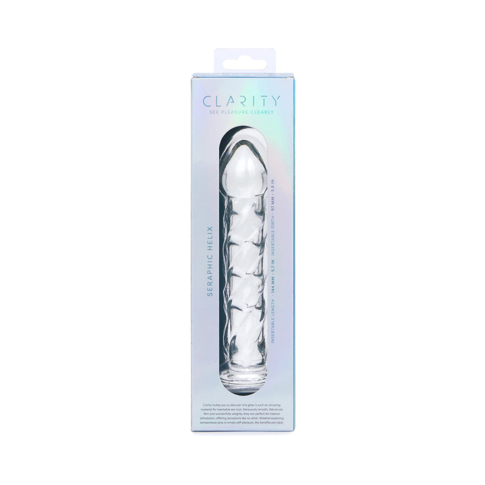 CREATIVE CONCEPTIONS - CLARITY SERAPHIC HELIX GLASS DILDO