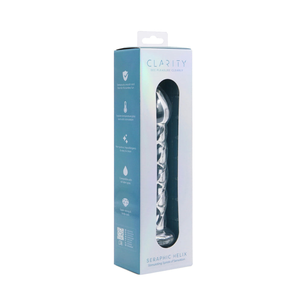 CREATIVE CONCEPTIONS - CLARITY SERAPHIC HELIX GLASS DILDO