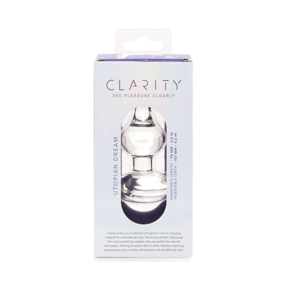 CREATIVE CONCEPTIONS - CLARITY UTOPIAN DREAM GLASS PLUG