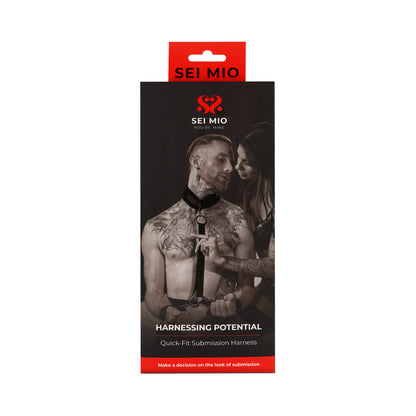 CREATIVE CONCEPTIONS - SEI MIO HARNESSING POTENTIAL BODY HARNESS WITH WRIST AND NECK CUFFS