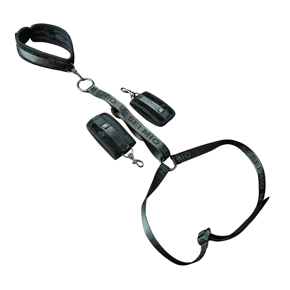 CREATIVE CONCEPTIONS - SEI MIO HARNESSING POTENTIAL BODY HARNESS WITH WRIST AND NECK CUFFS