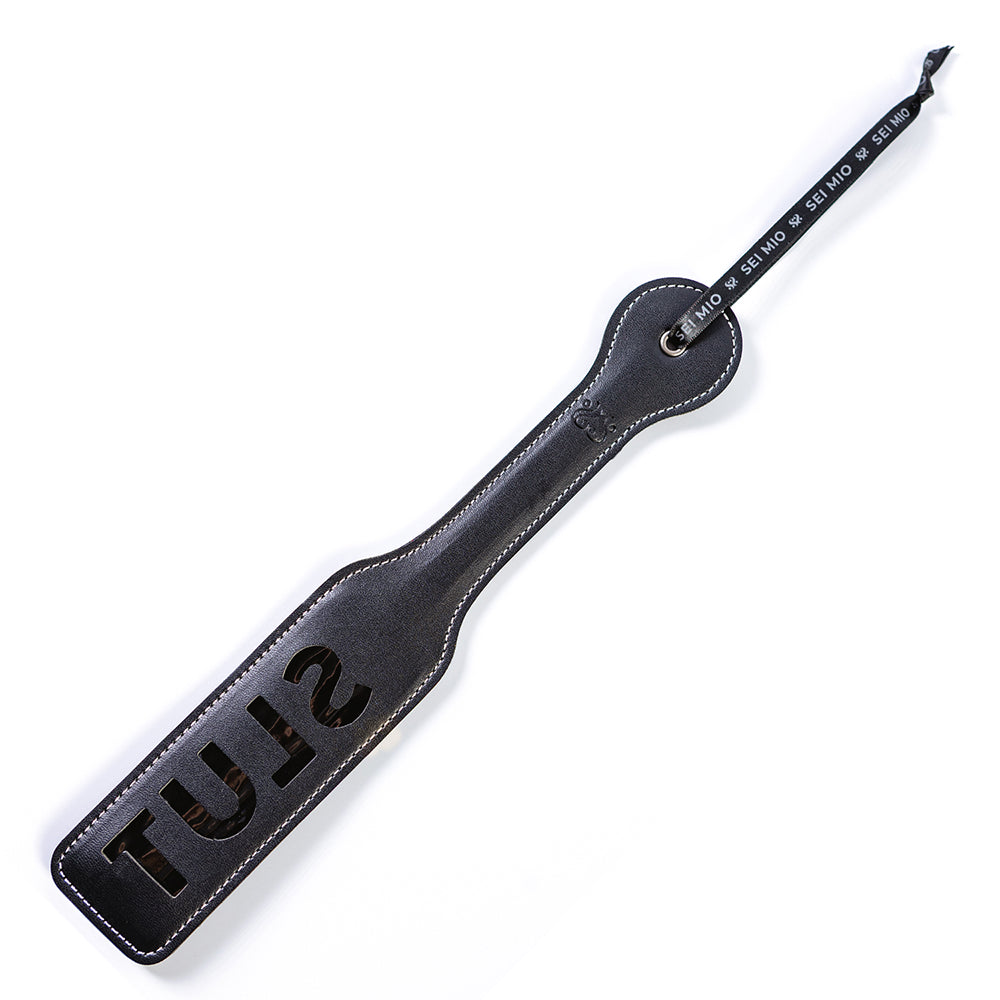 CREATIVE CONCEPTIONS - SEI MIO MARK MY WORDS BRAT/SLUT DOUBLE-SIDED IMPRESSION PADDLE