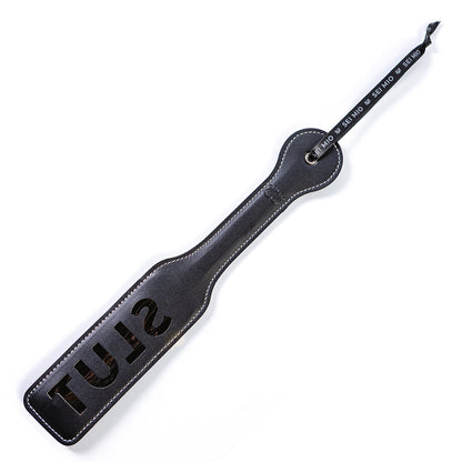 CREATIVE CONCEPTIONS - SEI MIO MARK MY WORDS BRAT/SLUT DOUBLE-SIDED IMPRESSION PADDLE