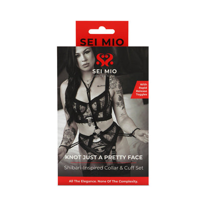 CREATIVE CONCEPTIONS - SEI MIO KNOT ALONE PRE-TIED COLLAR AND WRIST SET