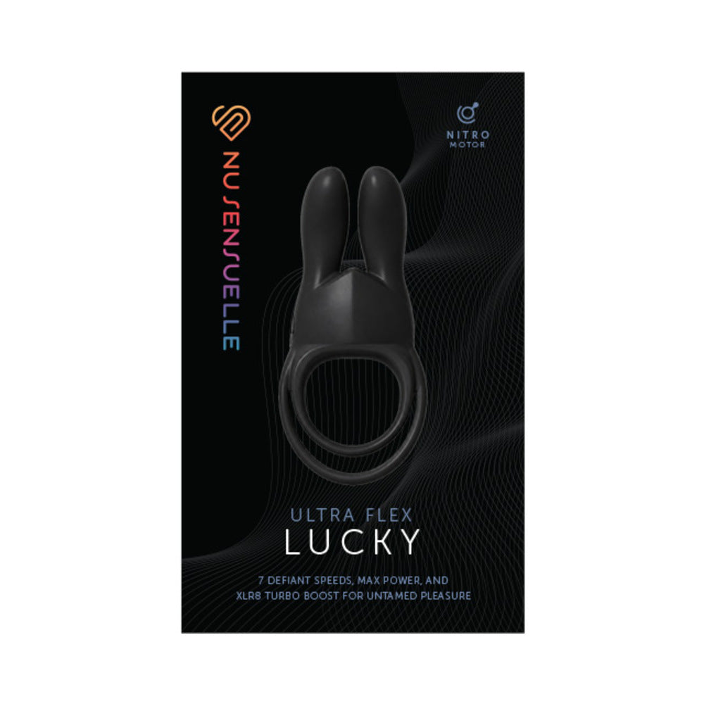 NU SENSUELLE - LUCKY RABBIT RING BLACK