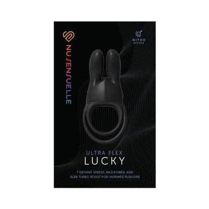 NU SENSUELLE - LUCKY RABBIT RING BLACK