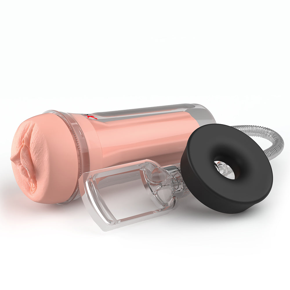 PDX BRANDS - PDX EXTREME WET PUSSIES SELF-LUBRICATING PUMP SYSTEM DEEP SUCK