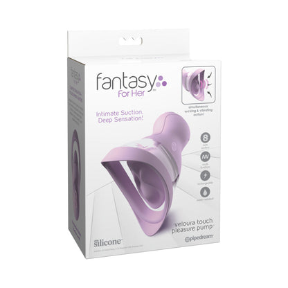 PIPEDREAM - FANTASY FOR HER VELOURA TOUCH PLEASURE PUMP PURPLE