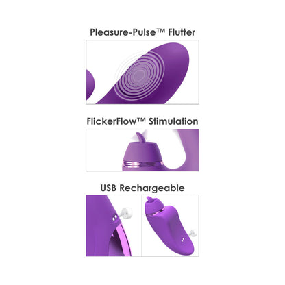 PIPEDREAM - FANTASY FOR HER DUET PRO PURPLE
