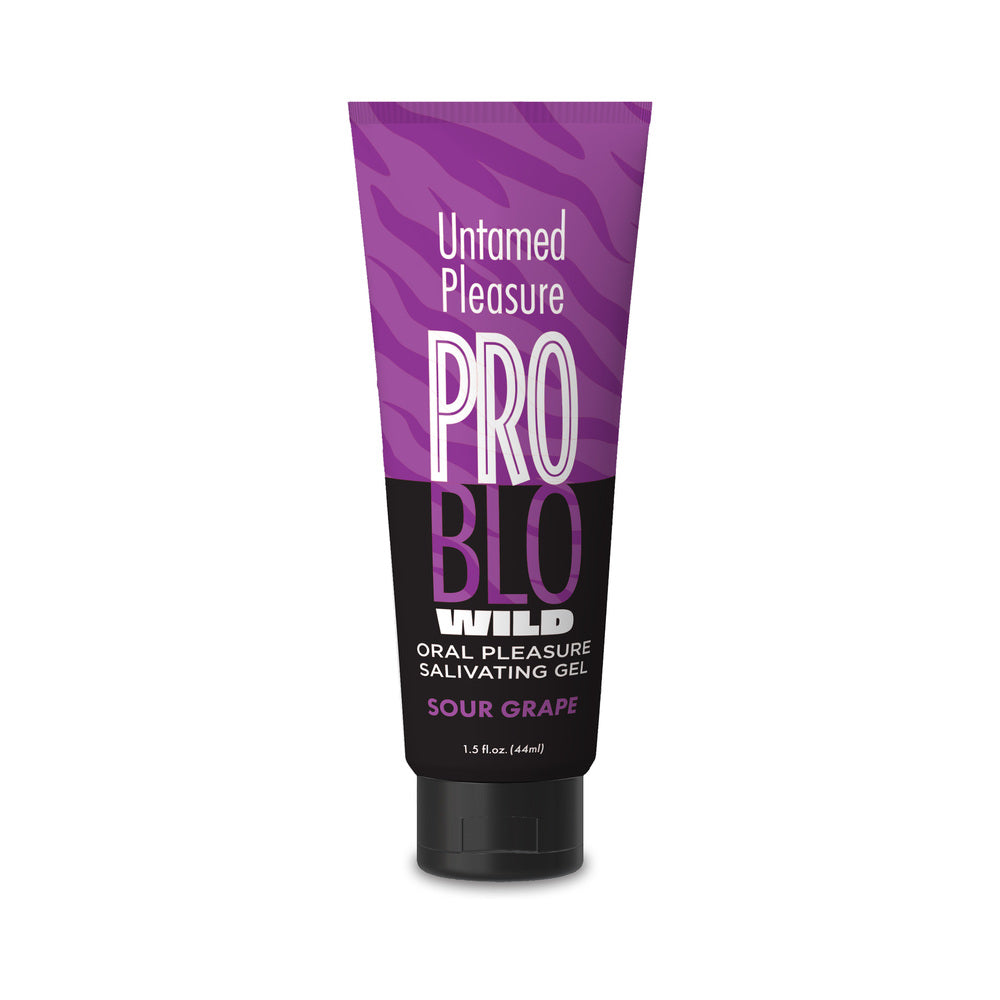 LITTLE GENIE - PROBLO WILD ORAL PLEASURE SALIVATING GEL SOUR GRAPE 1.5 OZ.