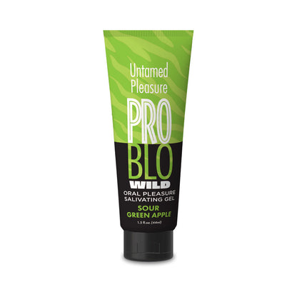 LITTLE GENIE - PROBLO WILD ORAL PLEASURE SALIVATING GEL SOUR GREEN APPLE 1.5 OZ.
