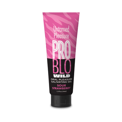 LITTLE GENIE - PROBLO WILD ORAL PLEASURE SALIVATING GEL SOUR STRAWBERRY 1.5 OZ.