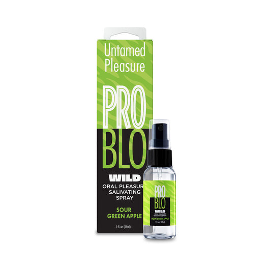 LITTLE GENIE - PROBLO WILD MOUTHWATERING SALIVATING SPRAY SOUR GREEN APPLE 1 OZ.