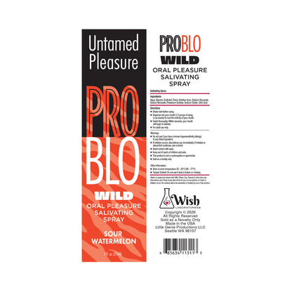 LITTLE GENIE - PROBLO WILD MOUTHWATERING SALIVATING SPRAY SOUR WATERMELON 1 OZ.