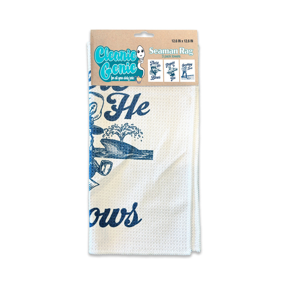 LITTLE GENIE - CUM RAGS SEAMEN 3-PIECE SET