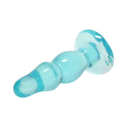 DOC JOHNSON - CRYSTAL JELLIES NOVICE POP PLUG 4 IN. TEAL
