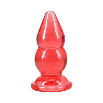 DOC JOHNSON - CRYSTAL JELLIES DOUBLE POP PLUG 6 IN. PINK
