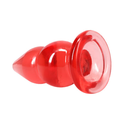 DOC JOHNSON - CRYSTAL JELLIES DOUBLE POP PLUG 6 IN. PINK