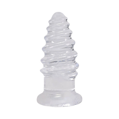 DOC JOHNSON - CRYSTAL JELLIES ANAL TWIST 5 IN. CLEAR