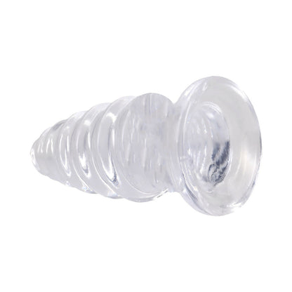 DOC JOHNSON - CRYSTAL JELLIES ANAL TWIST 6 IN. CLEAR