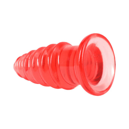 DOC JOHNSON - CRYSTAL JELLIES ANAL TWIST 6 IN. PINK