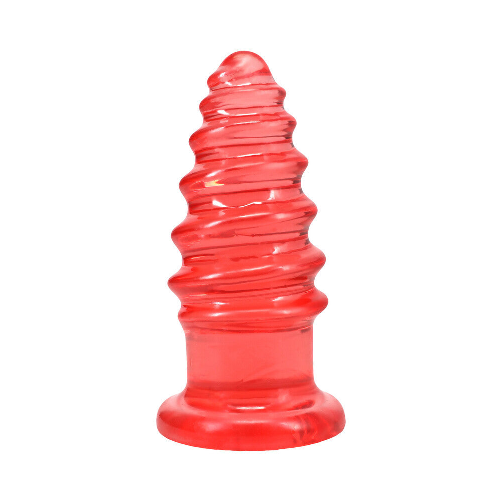 DOC JOHNSON - CRYSTAL JELLIES ANAL TWIST 7 IN. PINK