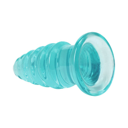 DOC JOHNSON - CRYSTAL JELLIES ANAL TWIST 7 IN. TEAL
