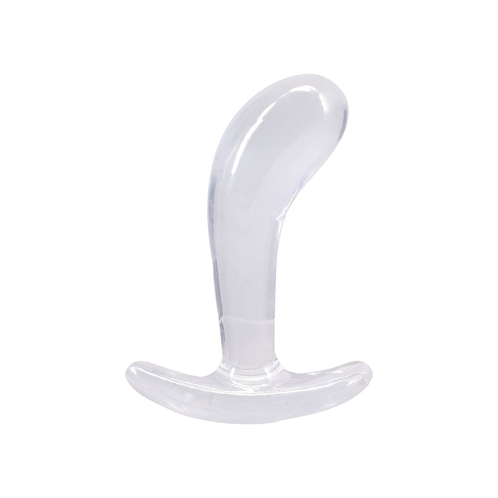 DOC JOHNSON - CRYSTAL JELLIES CURVED ANAL TRAINER SET CLEAR