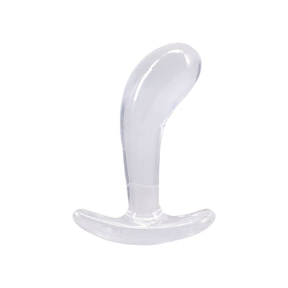 DOC JOHNSON - CRYSTAL JELLIES CURVED ANAL TRAINER SET CLEAR