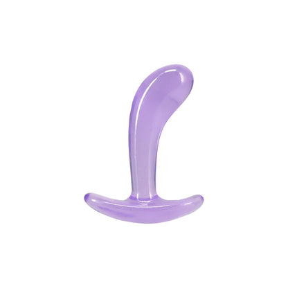 DOC JOHNSON - CRYSTAL JELLIES CURVED ANAL TRAINER SET PURPLE