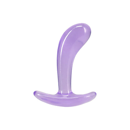 DOC JOHNSON - CRYSTAL JELLIES CURVED ANAL TRAINER SET PURPLE