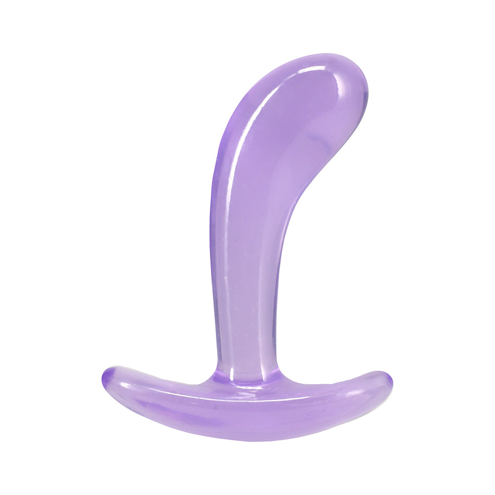 DOC JOHNSON - CRYSTAL JELLIES CURVED ANAL TRAINER SET PURPLE