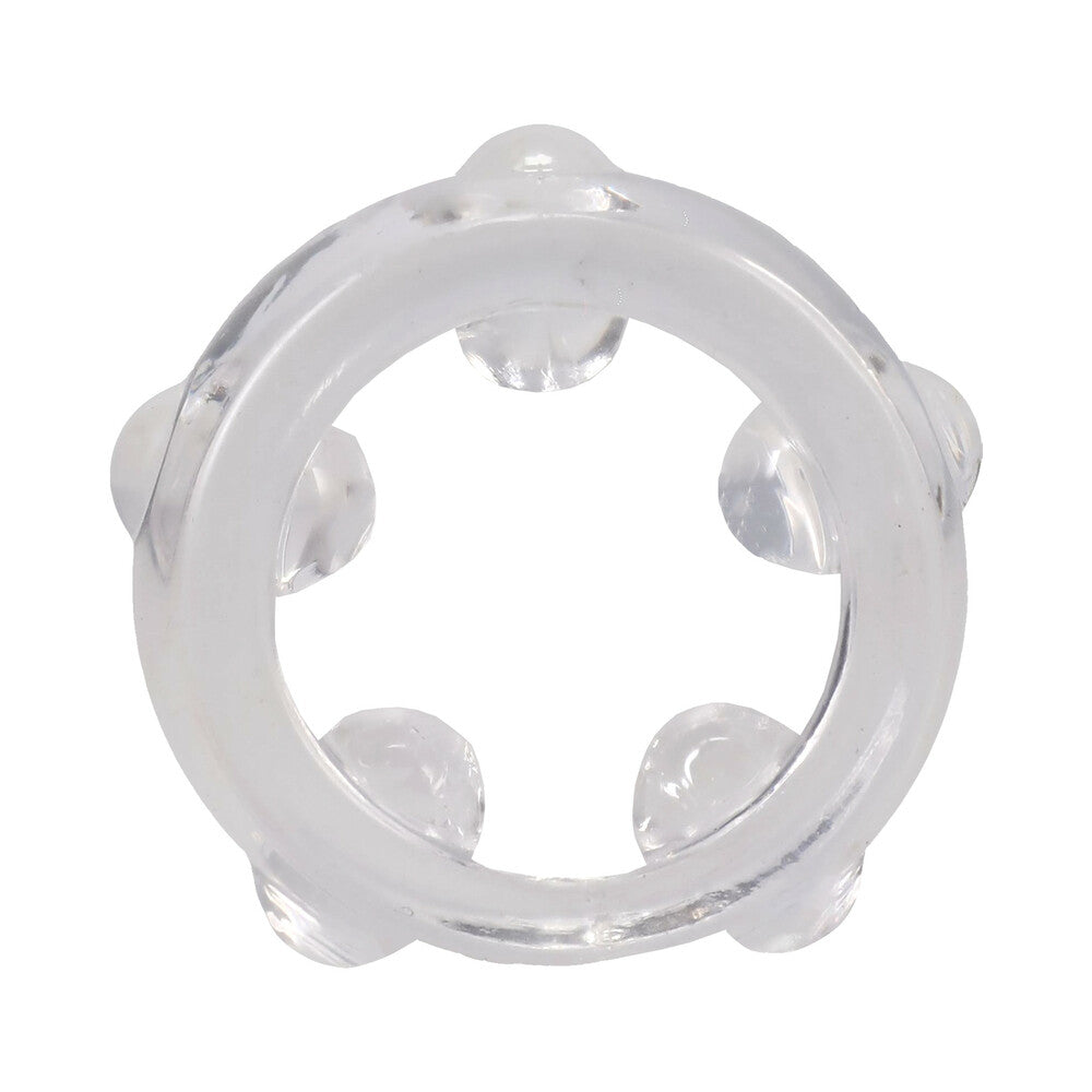 DOC JOHNSON - CRYSTAL JELLIES PERFORMANCE RING SET CLEAR