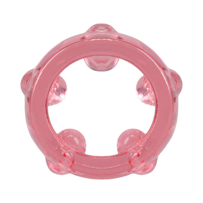DOC JOHNSON - CRYSTAL JELLIES PERFORMANCE RING SET PINK