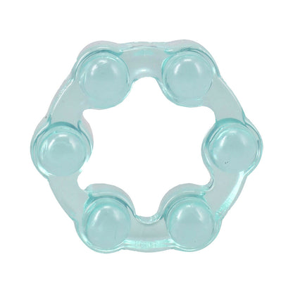 DOC JOHNSON - CRYSTAL JELLIES PERFORMANCE RING SET TEAL