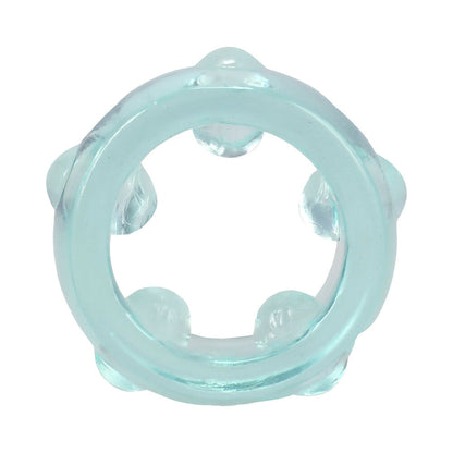 DOC JOHNSON - CRYSTAL JELLIES PERFORMANCE RING SET TEAL
