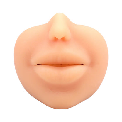 DOC JOHNSON - THE SUPER SUCKER CUM GUZZLER MALE MOUTH ULTRASKYN MASTURBATOR VANILLA