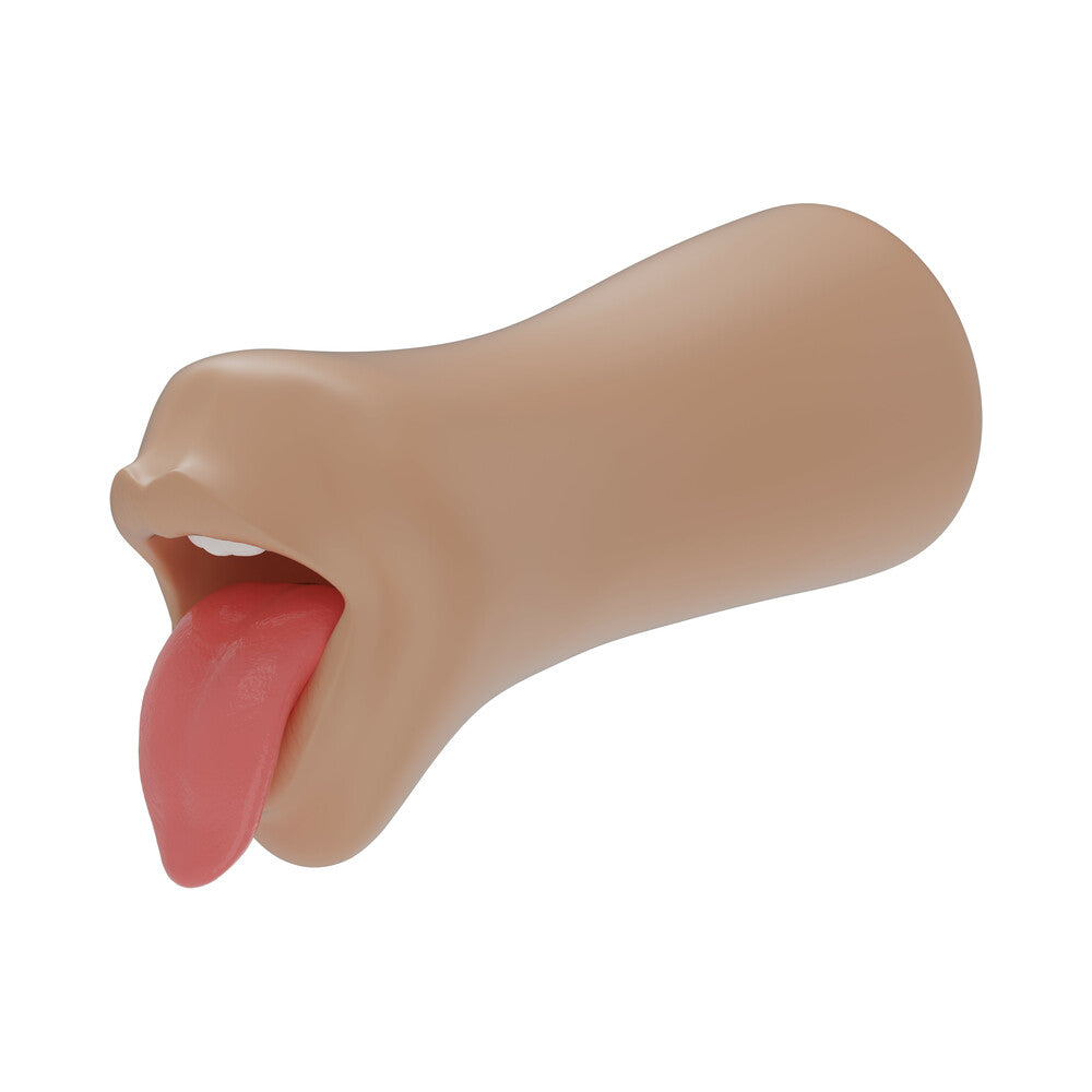 DOC JOHNSON - THE SUPER SUCKER IN MY MOUTH ULTRASKYN MASTURBATOR VANILLA