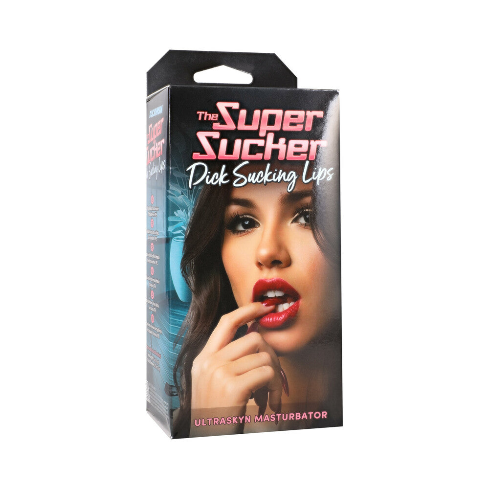 DOC JOHNSON - THE SUPER SUCKER DICK SUCKING LIPS ULTRASKYN MASTURBATOR VANILLA