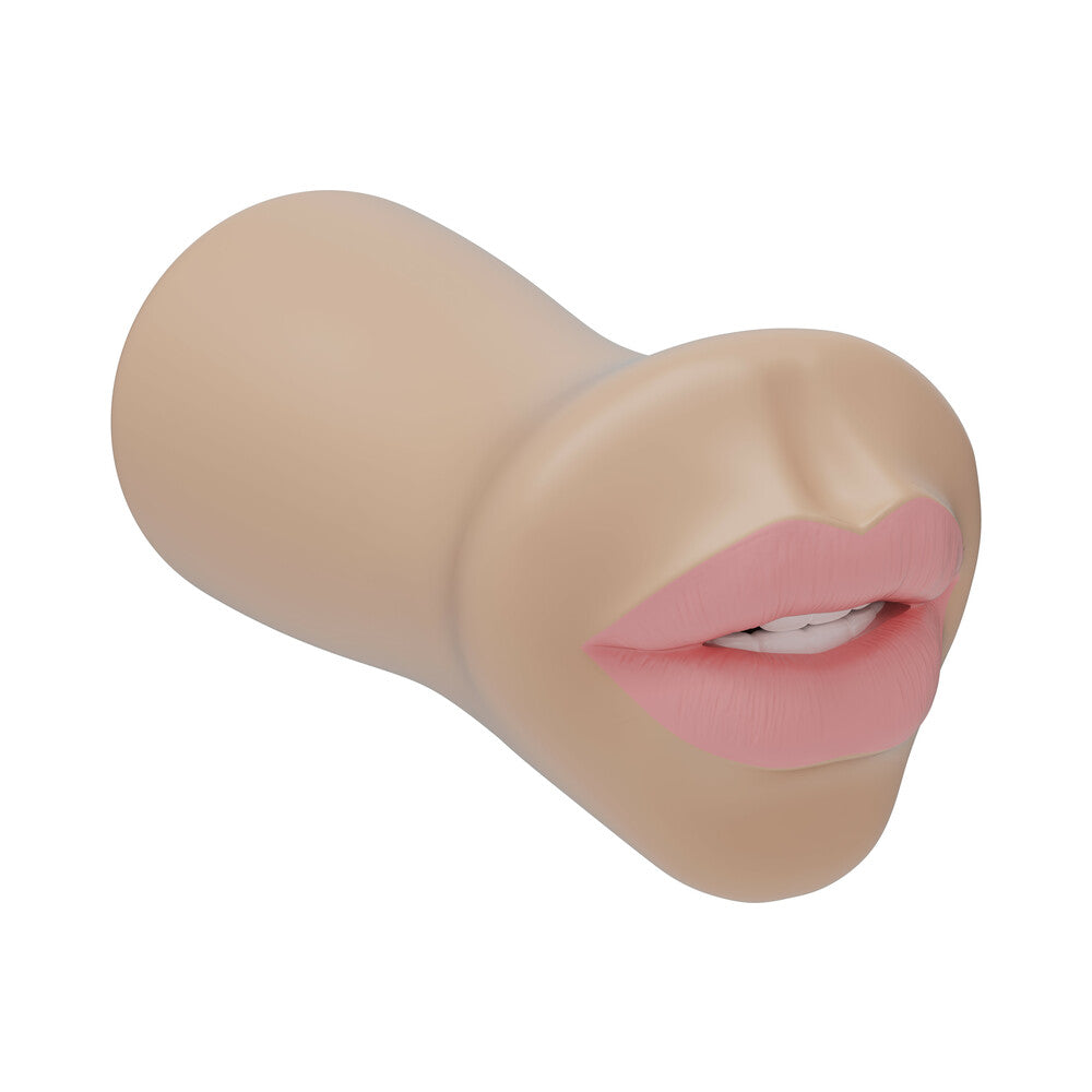 DOC JOHNSON - THE SUPER SUCKER DICK SUCKING LIPS ULTRASKYN MASTURBATOR VANILLA