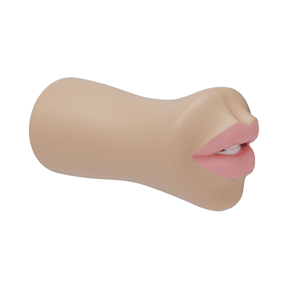 DOC JOHNSON - THE SUPER SUCKER DICK SUCKING LIPS ULTRASKYN MASTURBATOR VANILLA