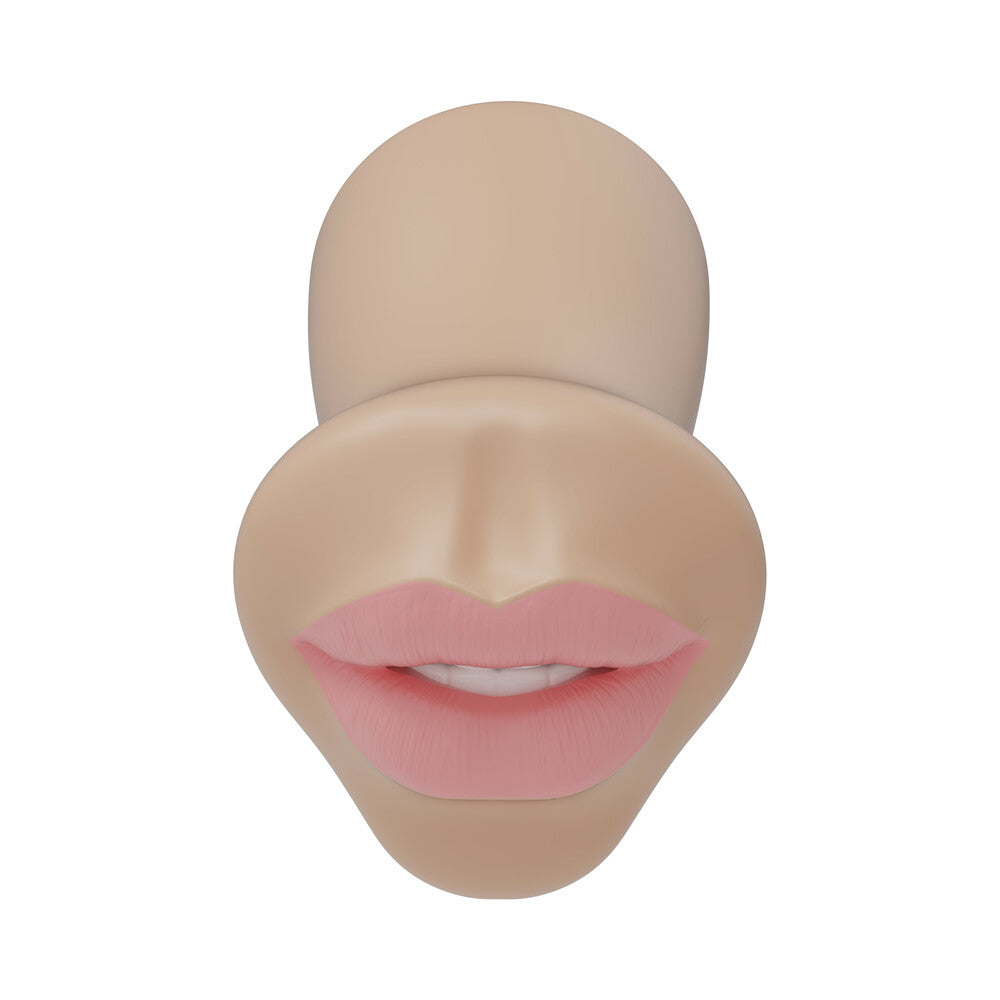 DOC JOHNSON - THE SUPER SUCKER DICK SUCKING LIPS ULTRASKYN MASTURBATOR VANILLA