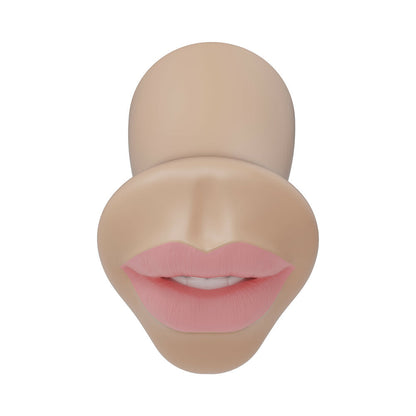 DOC JOHNSON - THE SUPER SUCKER DICK SUCKING LIPS ULTRASKYN MASTURBATOR VANILLA