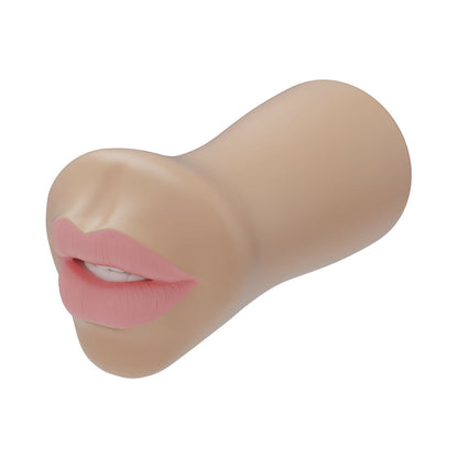 DOC JOHNSON - THE SUPER SUCKER DICK SUCKING LIPS ULTRASKYN MASTURBATOR VANILLA