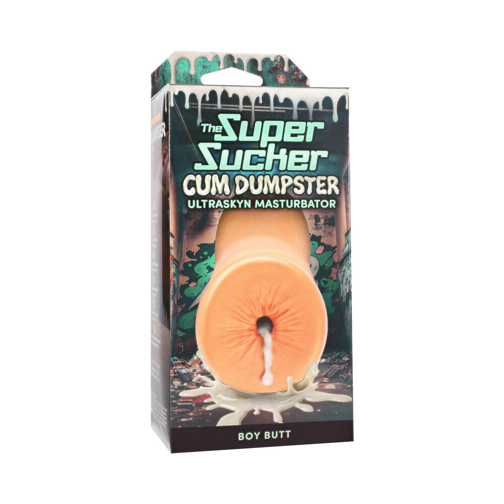 DOC JOHNSON - THE SUPER SUCKER CUM DUMPSTER BOY BUTT ULTRASKYN MASTURBATOR VANILLA