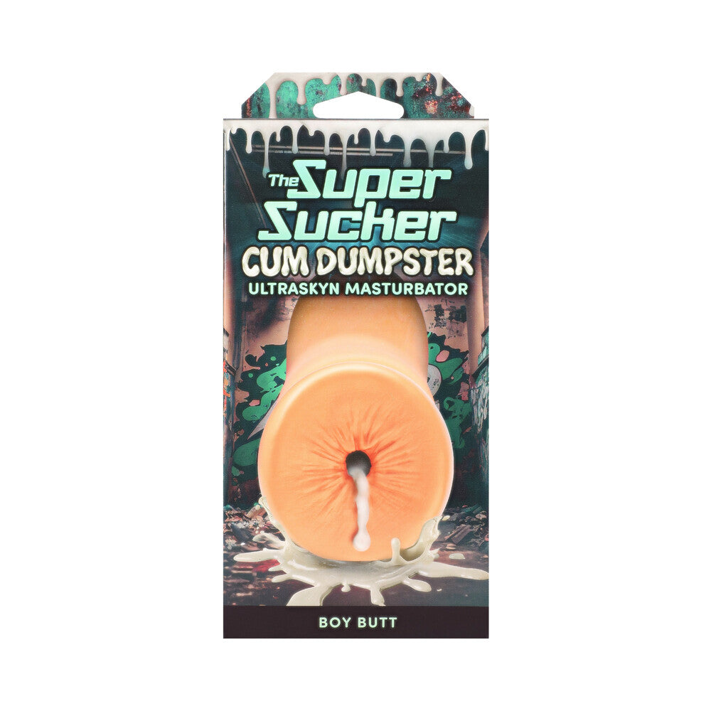 DOC JOHNSON - THE SUPER SUCKER CUM DUMPSTER BOY BUTT ULTRASKYN MASTURBATOR VANILLA