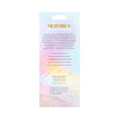 DOC JOHNSON - INTO THE C MERVIBES 5 IN. VIBE PINK